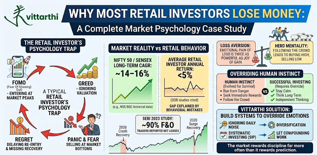 90% of Retail Investors Lose Money: The Hidden Psychology Behind Every Market Crash